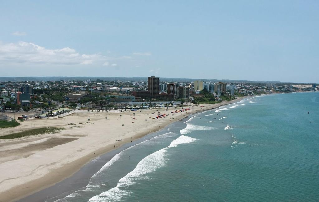 Departamento Frente Al Mar En Manta-Barbasquillo Con Espectacular Vista Apartment Exterior photo