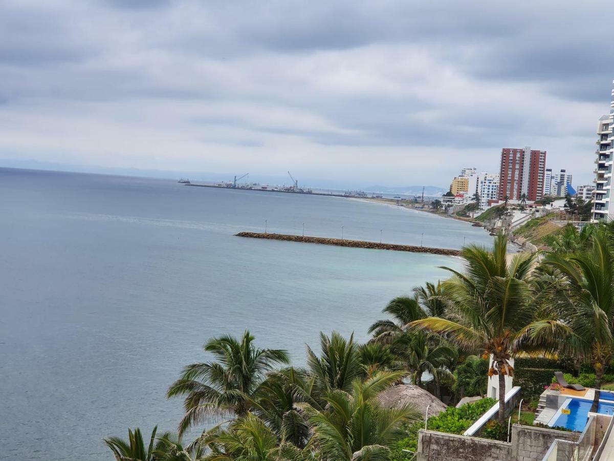 Departamento Frente Al Mar En Manta-Barbasquillo Con Espectacular Vista Apartment Exterior photo